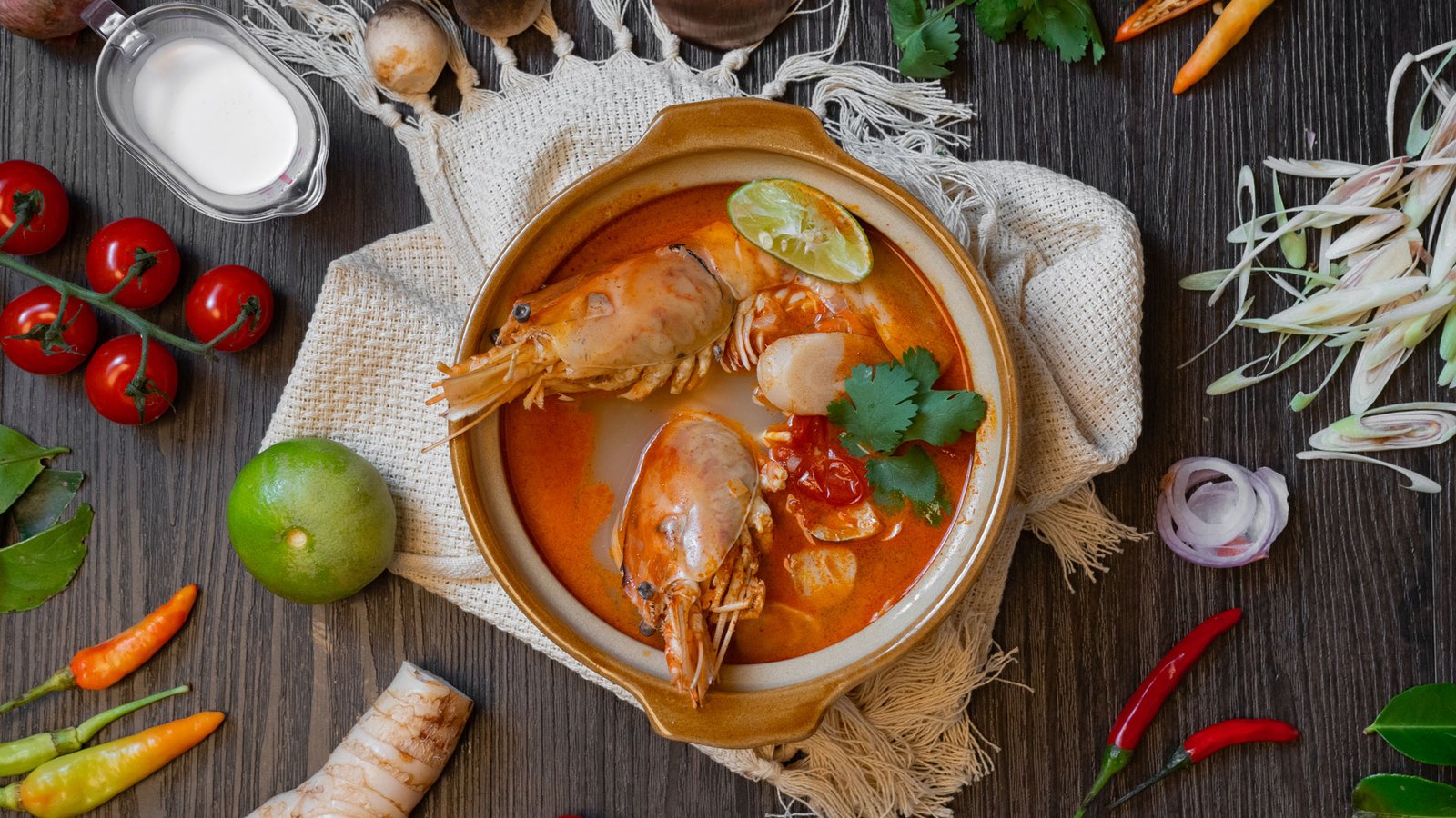 泰式冬陰功海鮮湯