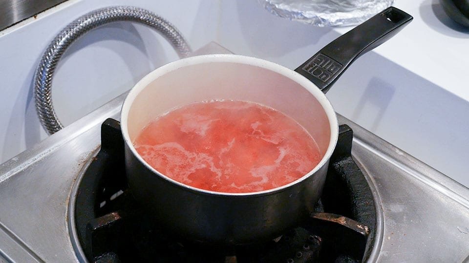 水滾便可以熄火放涼。