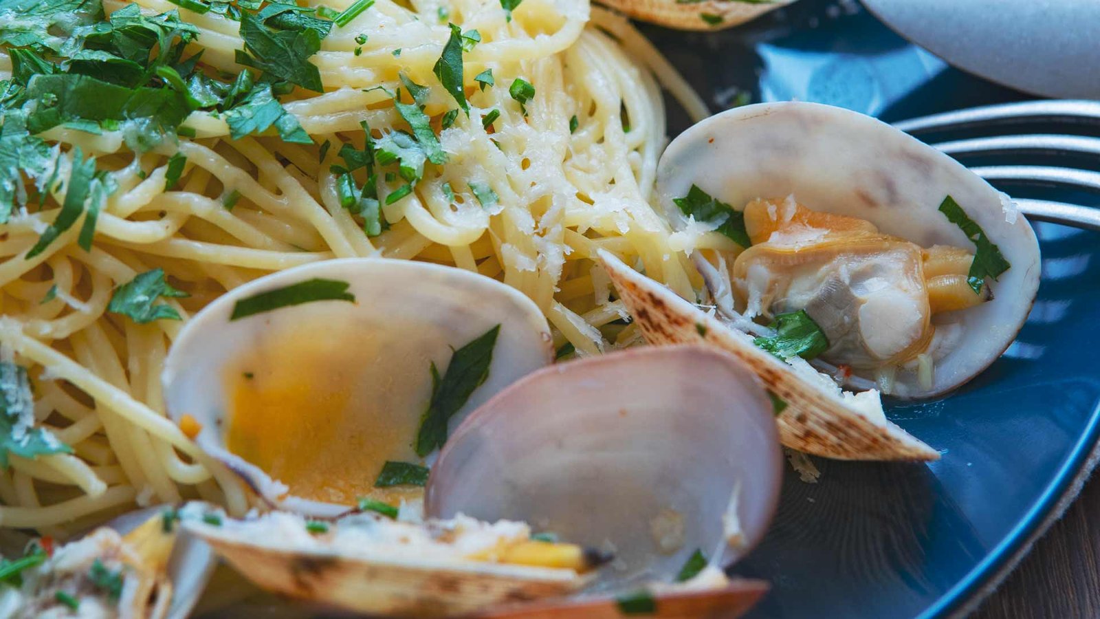 香蒜白酒蜆肉意大利粉